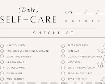 Daily Planner, Digital Print, Printable Planner