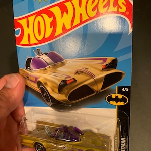 2022 Hot Wheels GOLD TV Series Batmobile in Excellent Condition (Free ship, see description)