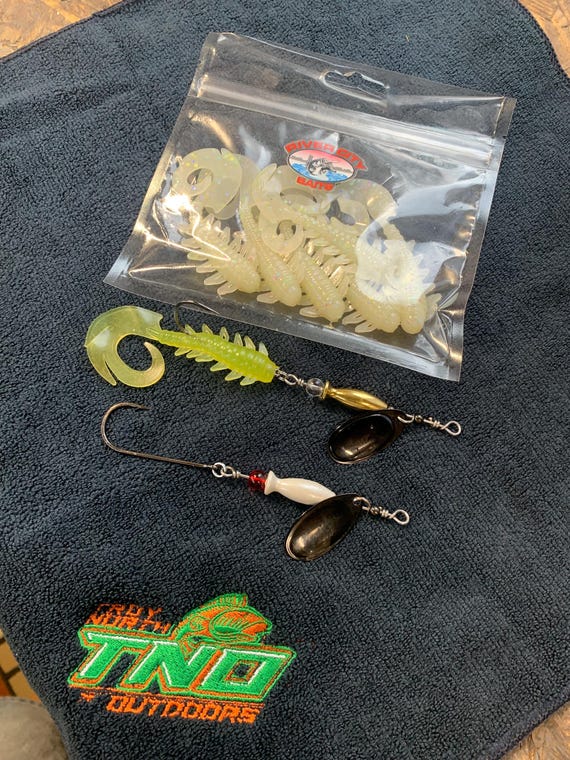 2 Quantity Kamakazy Inline Bass Fishing Heavy Duty Spinner Lure 5  