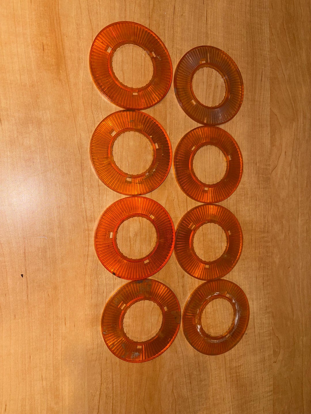 Pinball Pop Bumper Rings From Early Bally and Midway Machines. They ...