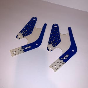 1993 Williams Whitewater pinball misc plastics.  Some VERY Good pieces! 1 new and 1 nice used Excellent Spares and Replacements