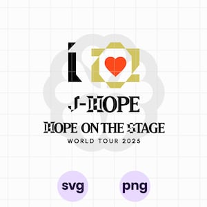 I Love HOPE SVG | png | Hobicore Inspired Stickers