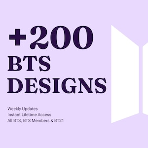 Bulk SVG Bundle | png, dxf, eps | +200 Kpop Designs | Instant Lifetime Access