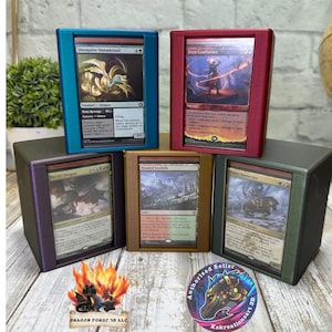 Smooth Deck Box | MTG Commander Deck | RPG Deck Holder | 100 Card Deck Box | 3D Printed Deck Box | Holds 100 Double Sleeve Cards