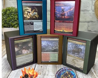 Caja de baraja MTG / Porta cartas con funda doble para 100 cartas