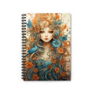 Fantasy Spiral Notebook - Linia liniowana