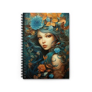 Notatnik spiralny Fantasy Journal - linia liniowana