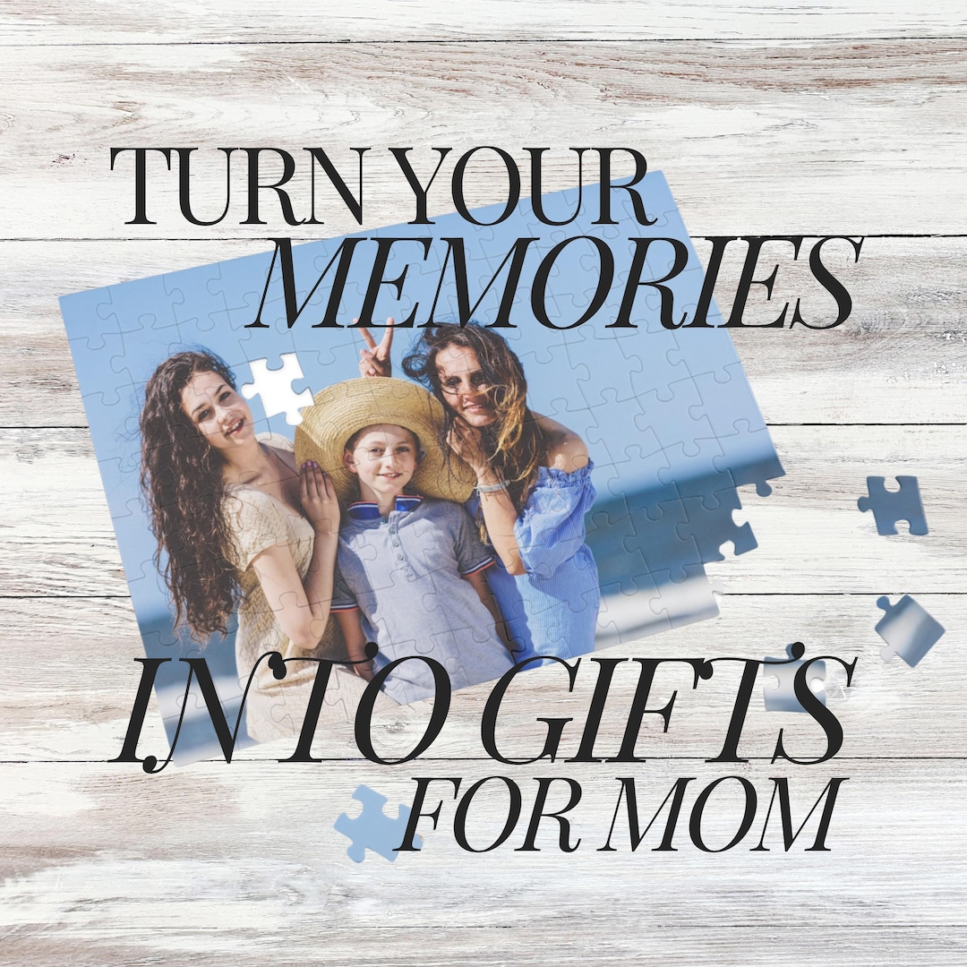 Mom Gift Idea Mom Birthday Mother's Day Personalized Photo Puzzle ...