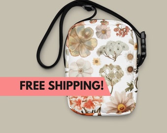 Floral Print Cross Body Bag Gift for Her Flower Print Purse for Her Cross Body Bag Gift Idea for Daughter Floral Print Purse Gift Idea Mom