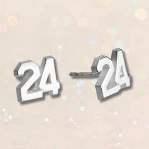 Sports Number Earrings Custom Stud Earrings Custom Birthday Date Stud Earrings Football Number Earring Lucky Number Earring