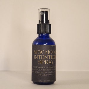 New Moon Essential Oil Intention Spray
