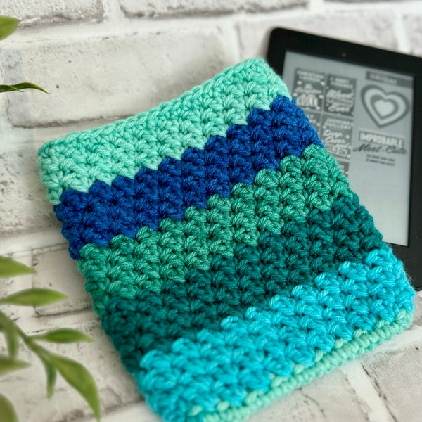 Crochet Kindle Sleeve, Crochet Kindle Cover, E-Reader Sleeve, Crochet E-reader sleeve, Crochet E-reader cover, Handmade Kindle Cover