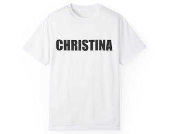 Minimalist Fan  CHRISTINA AGUILERA  tshirt - 100% cotton white