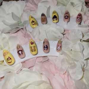 Winnie the pooh nails