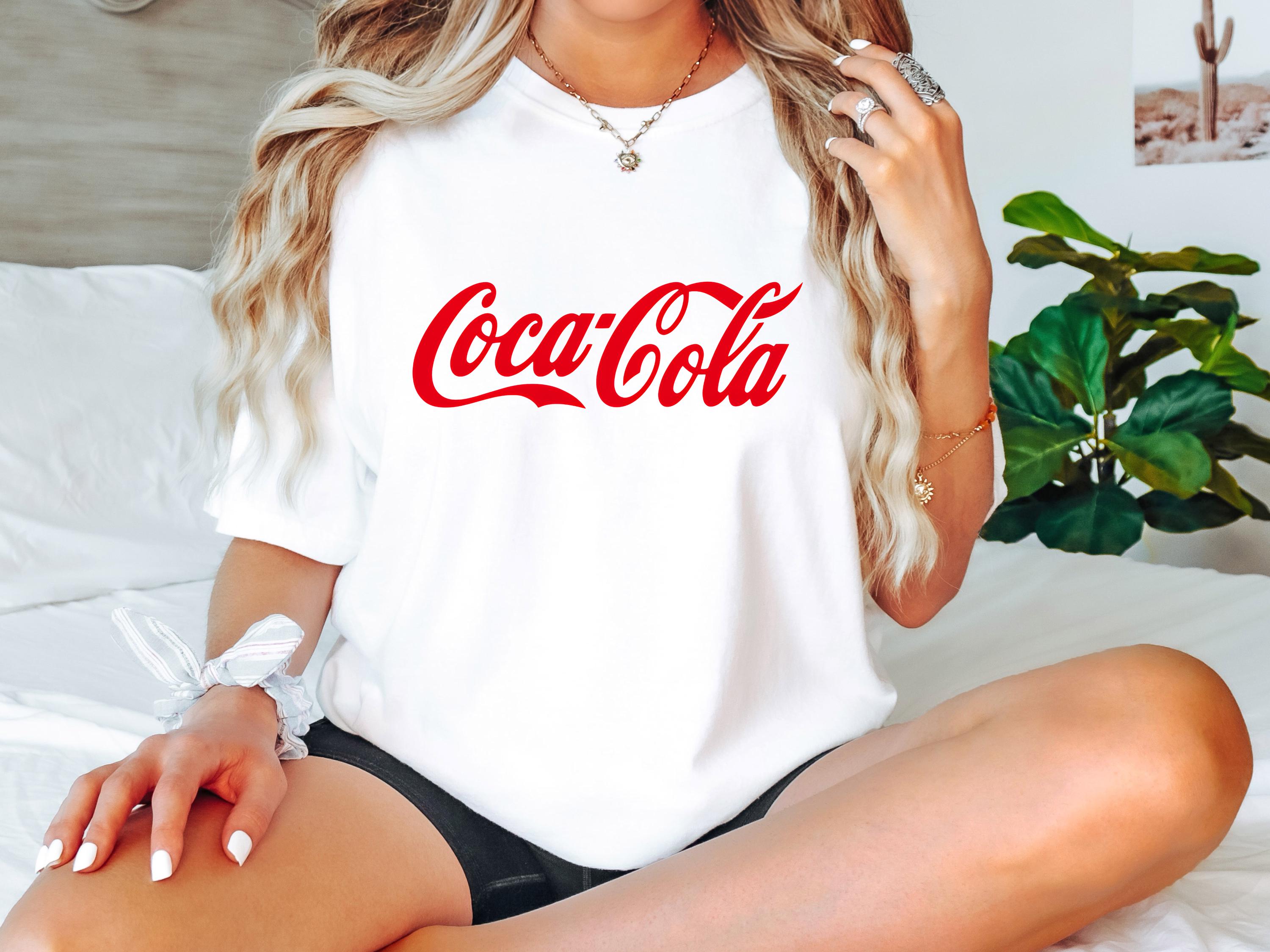 Coca Cola Logo Shirt, Gift for Coca Cola Lover, Christmas Gift, Coca Cola Addiction Shirt, Coca Cola Crewneck Shirt, Coke Lover Shirt, Trend