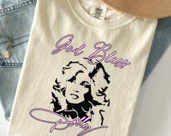 God Bless Dolly Parton Tribute Shirt, Country Music Legend Remembrance Gift