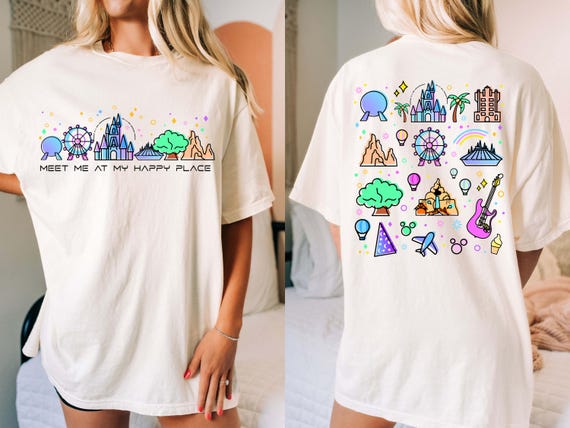 Comfort Colors Shirt, Disney Vacation Tee | Garment-Dyed Cotton, Vintage Style, Adult Sizes S-3XL