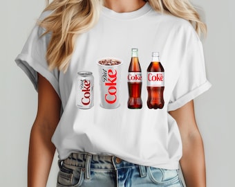 Diet Coke Sweatshirt, Vintage Soda Graphic Crewneck, Unisex Apparel - Cotton/Poly Blend, Adult Youth Toddler Baby