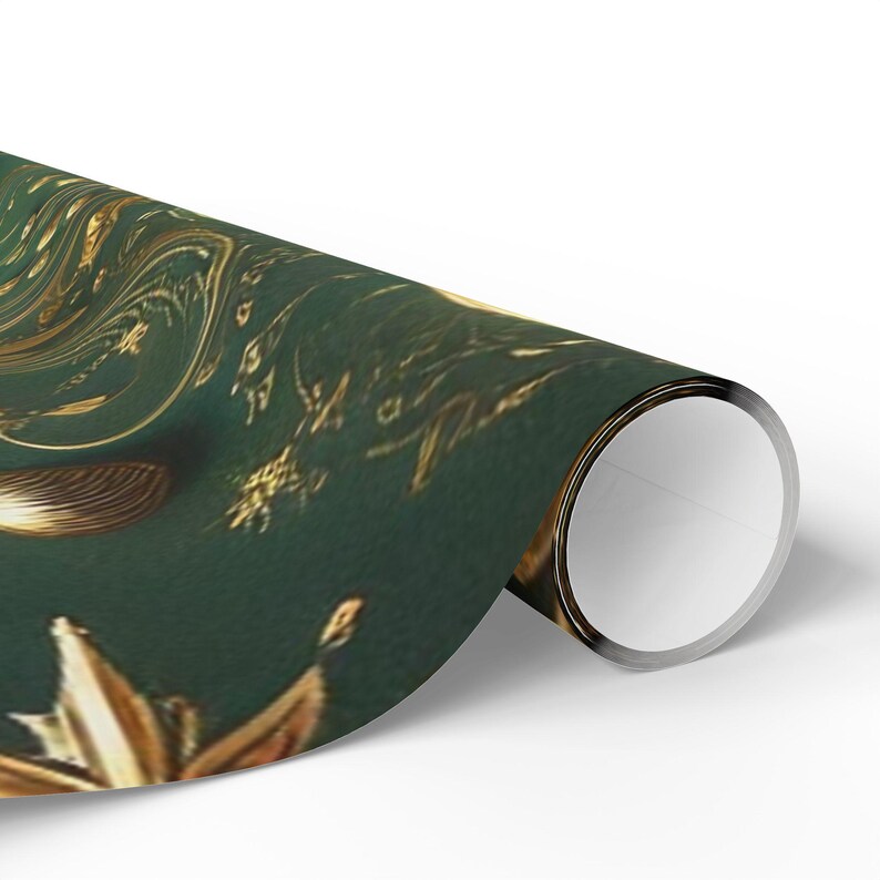 Photo inspiration: Green Luxurious Paper Products Reference: Wrapping Papers Luxurious Christmas Gift Wrap With Emerald Green And