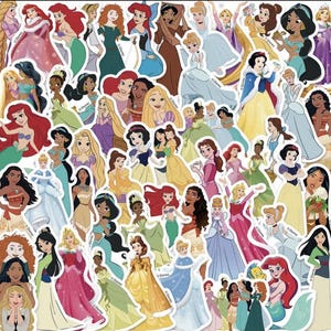 Stickers princesses Disney
