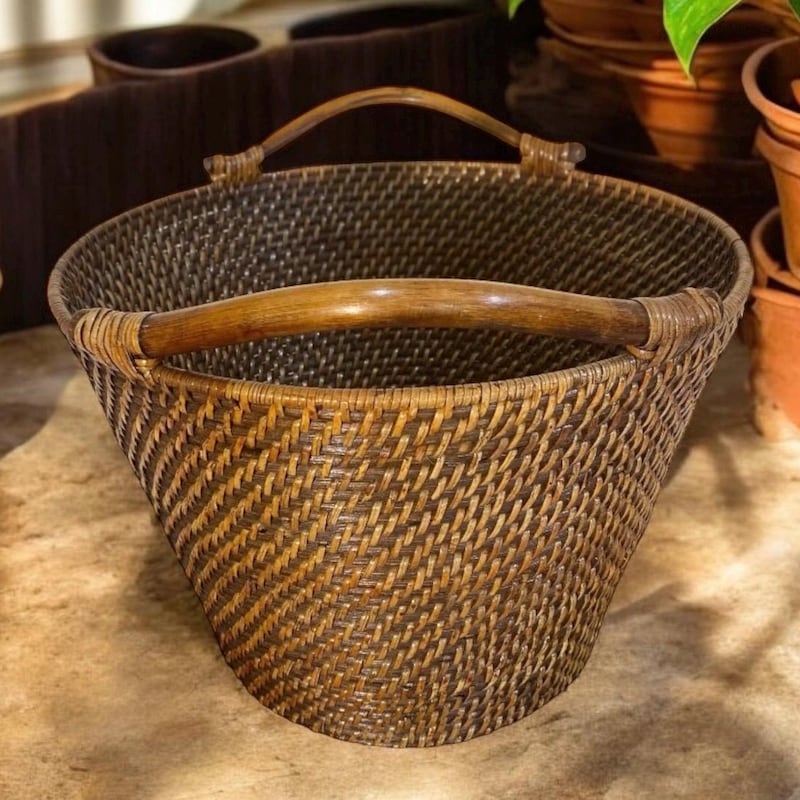 Woven Baskets - Etsy