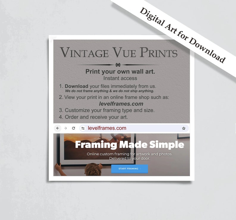 Golden Hour Grazing Print Vintage Home Decor Printable Art for Cozy