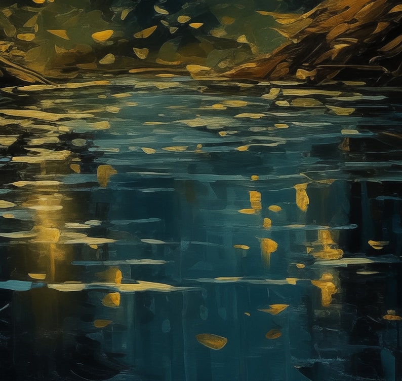 Forest of Dreams Print Vintage Home Decor Printable Wall Art for Cozy