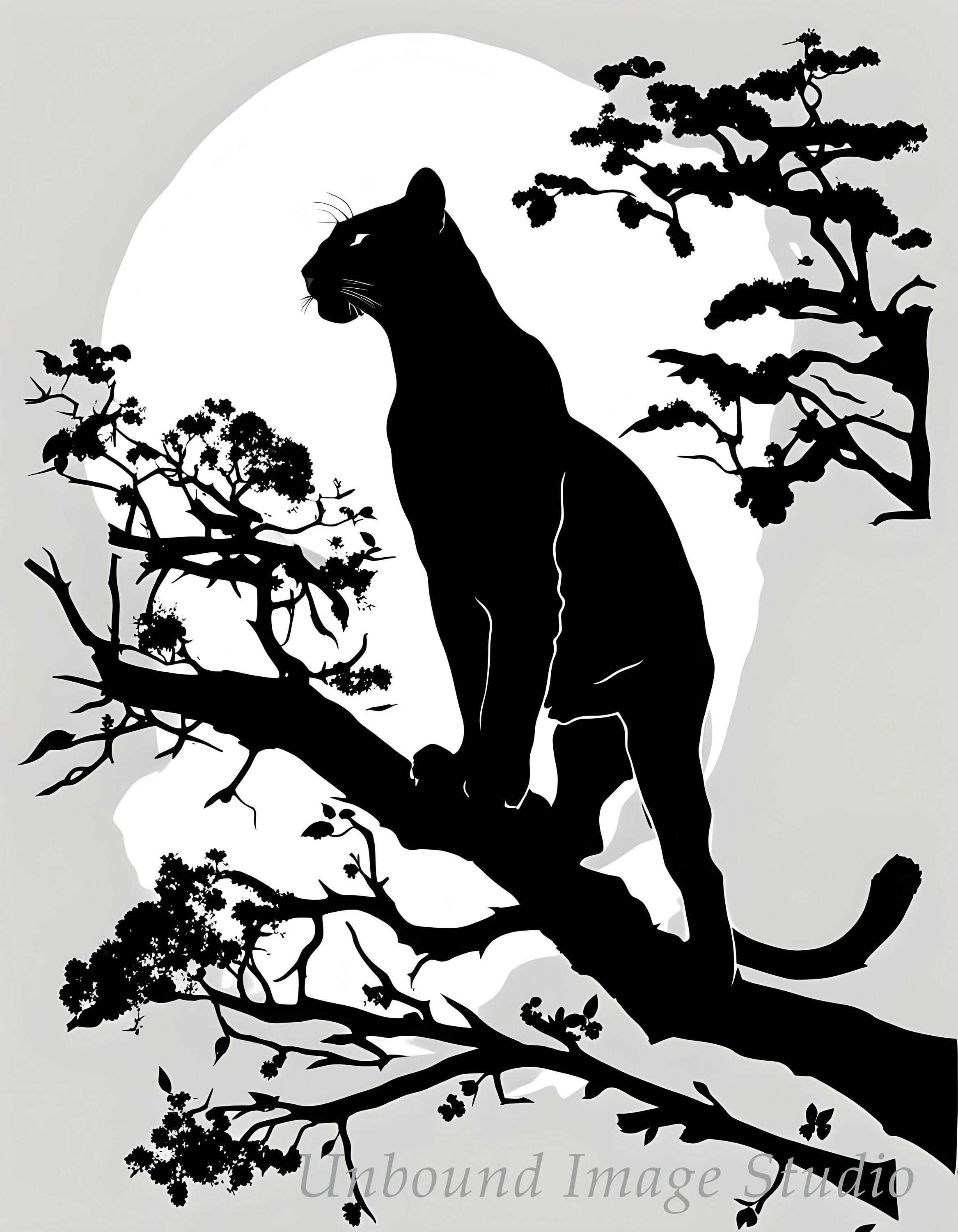 The Puma - Abstract Art - Modern Decor - AI Generated Image - Printable ...