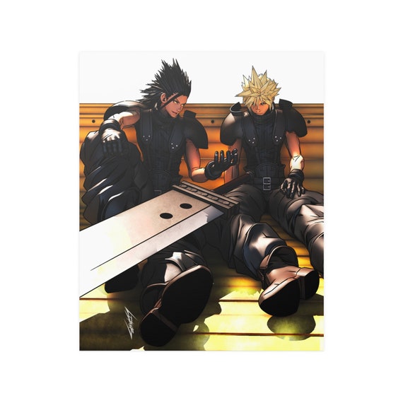 Cloud & Zack Poster | Crisis Core | FF7 Zack Cloud Ltd