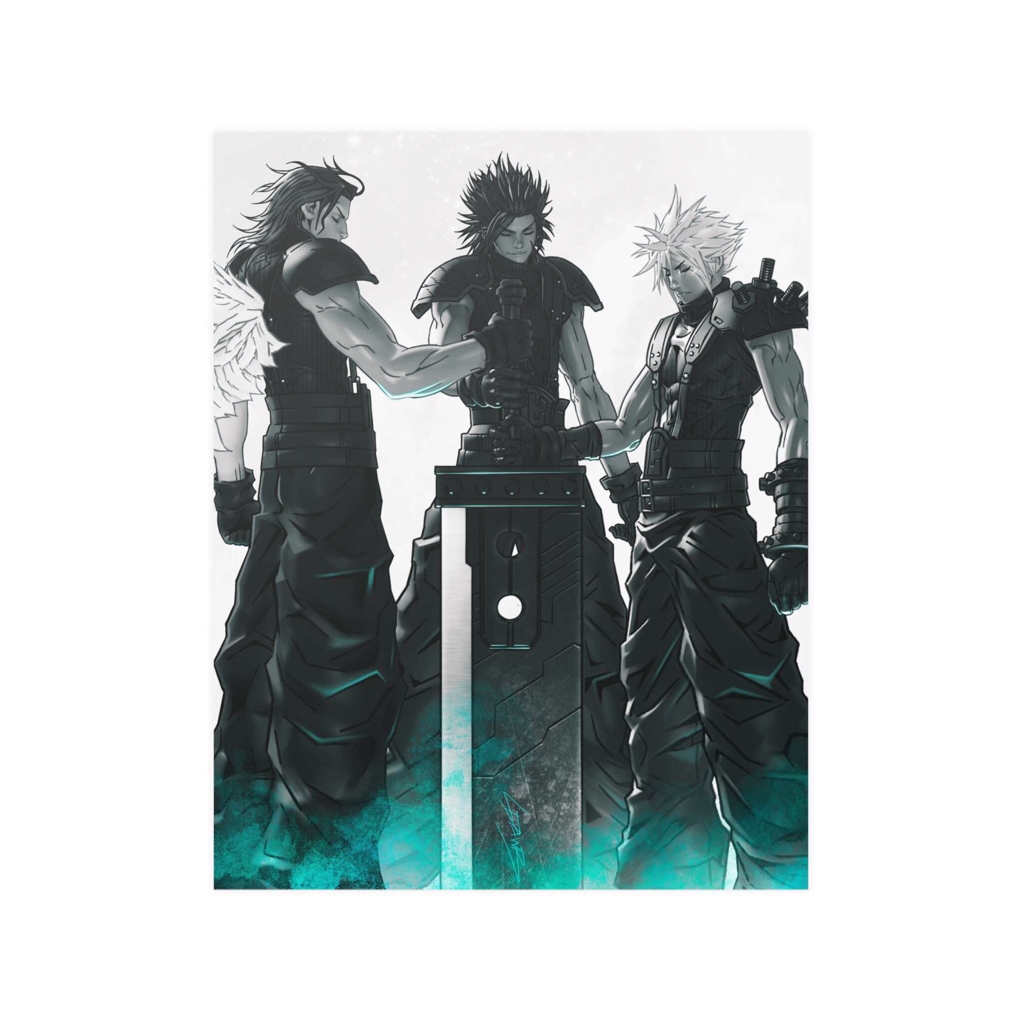 Embrace Your Dreams | FF7 Angeal Zack Cloud Ltd Edition Art Print