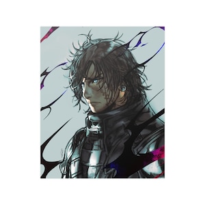 FF16 Wyvern Clive Art Print | Final Fantasy 16 | FF16 Clive Rosfield Poster | Final Fantasy Xvi Poster | Gaming Wall Art | Clive FFXVI Art