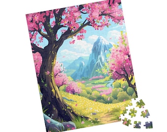 Puzzle, Puzzle di primavera, Regalo per adulti e bambini, Puzzle divertente (110, 252, 520, 1014 pezzi)