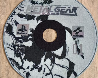 Metal Gear Solid Rug: Terylene CD Style Play Rug