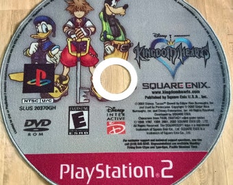 kingdom hearts rug, kingdom hearts gift, ps2 gift, play rug, cd rug, disc rug, soft rug, kh rug
