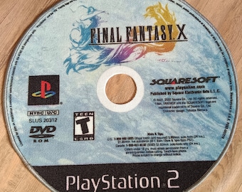 Final Fantasy X Rug: PS2 Game Disc Design