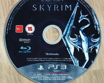 Skyrim Disc Rug: Terylene Fiber, Gaming Decor