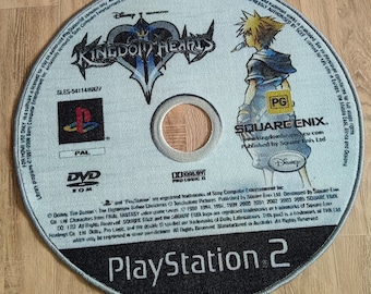 Kingdom Hearts 2 Rug: PS2 Game Disc, Soft Terylene