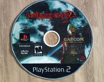 Devil May Cry Rug: PS2 Game Disc, Terylene Carpet