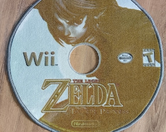 zelda rug, zelda gift, wii gift, play rug, cd rug, disc rug, soft rug, airride rug, carpet rug, wii rug