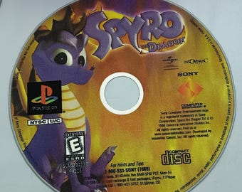 Spyro the Dragon CD Rug - Terylene Game Room Decor