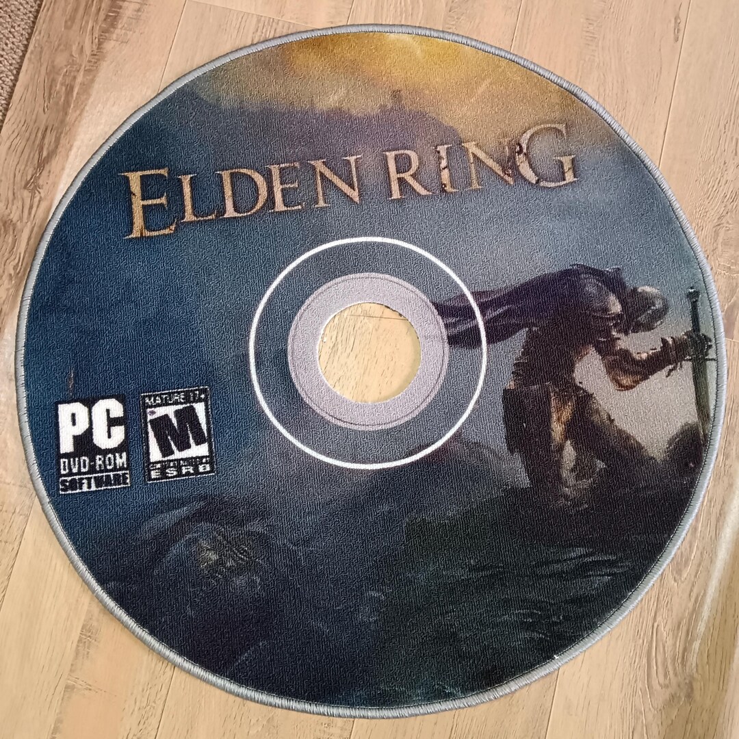 Elden Ring Rug, Shadow Gift, Elden Ring Gift, Play Rug, Cd Rug, Disc ...
