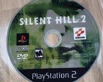 Silent Hill 2 Rug: PS2 Game Disc Style