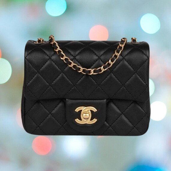 The Mini Seal Mini Lambskin Shoulder Bag - Silver Leather