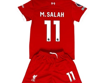 Salah #11 Liverpool Heim-Jugend-Fußballset