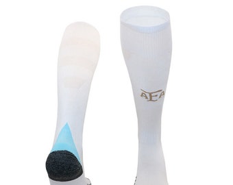 Argentinien Home Jugend-Fußballsocken