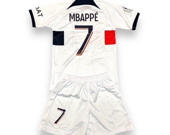 Set de football junior Mbappe #7 Paris à l'extérieur