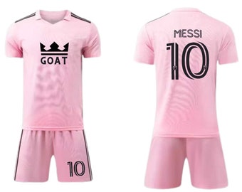 Conjunto de fútbol Messi Cabra Rosa Juvenil