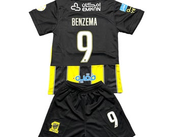 Set de fútbol juvenil Benzema #9 Ittihad