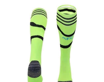 Gelbe Neon Jugend Fußball Socken