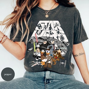 Retro Star Wars Comfort Colors Shirt, Star Wars Shirt, Star Wars A New Hope Faded Shirt, Star wars Disneyland Shirt, Mickey And Friends Tee
